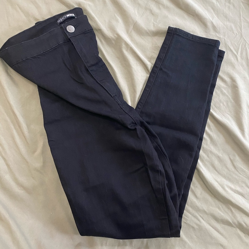 Black jeggings